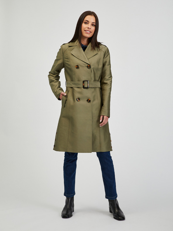 Orsay Khakifarbener Damen-Trenchcoat ORSAY