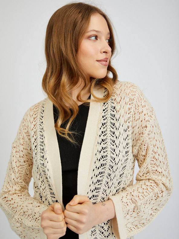 Orsay Weiße Damen-Strickjacke ORSAY