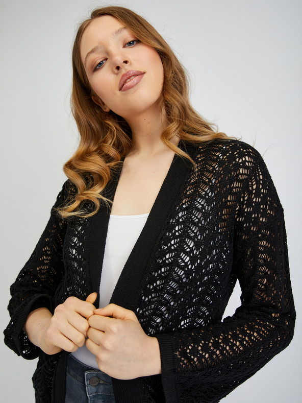 Orsay Schwarze Damen-Strickjacke ORSAY