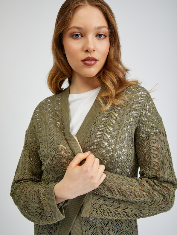 Orsay Khaki Damen Strickjacke ORSAY