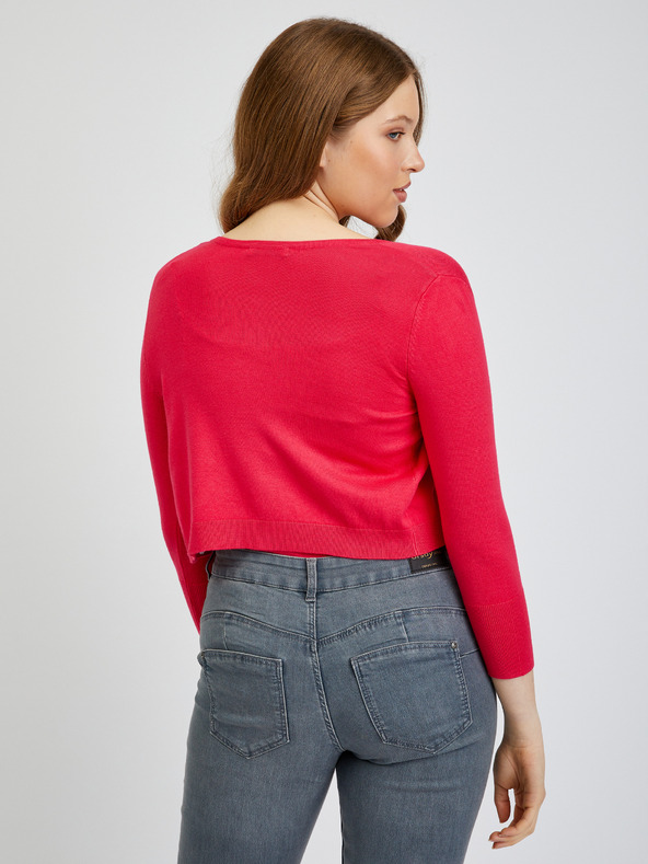 Orsay Dunkelrosa Damen-Cropped-Cardigan ORSAY