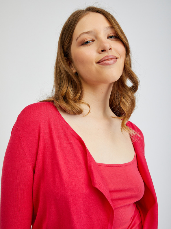 Orsay Dunkelrosa Damen-Cropped-Cardigan ORSAY