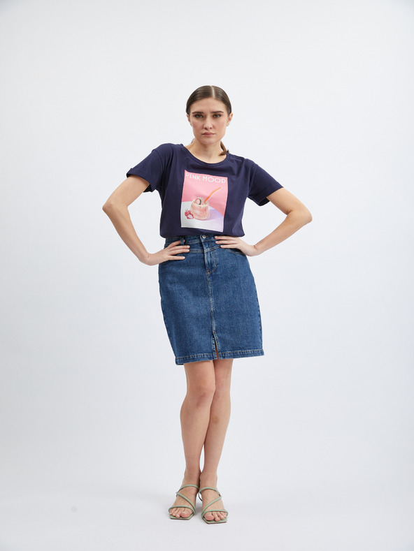 Orsay Blauer Damen-Denimrock ORSAY