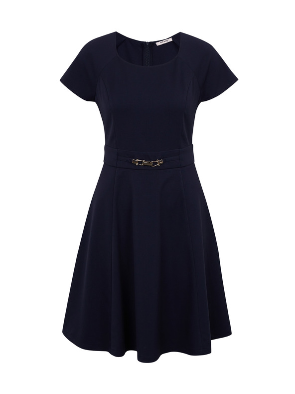 Orsay Dunkelblaues Damenkleid mit Gürtel ORSAY