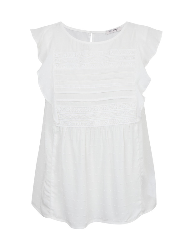 Orsay Weiße Damenbluse ORSAY