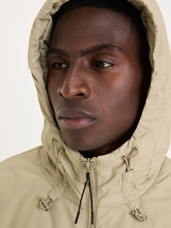 Celio Beige Herrenjacke Celio Guhoodie