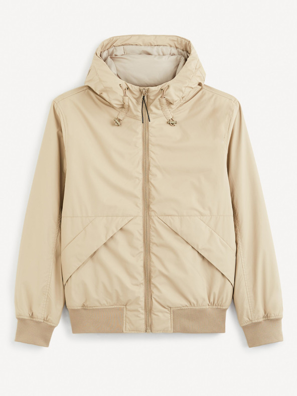Celio Beige Herrenjacke Celio Guhoodie