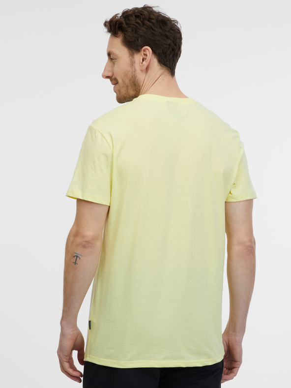 Sam 73 Hellgelbes Herren-T-Shirt SAM 73 Fabio