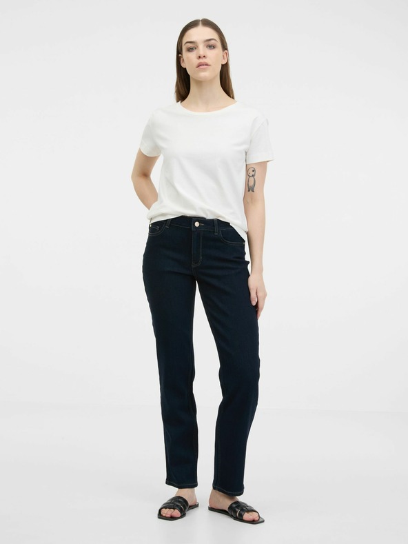 Orsay Dunkelblaue Straight-Jeans Damen ORSAY
