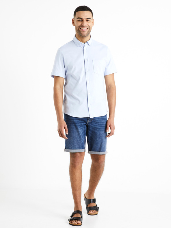 Celio Hellblaues Herrenhemd Celio