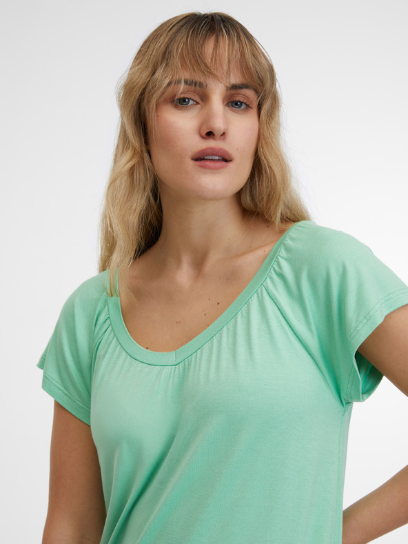 Sam 73 Hellgrünes Damen-T-Shirt SAM 73 Cleopatra