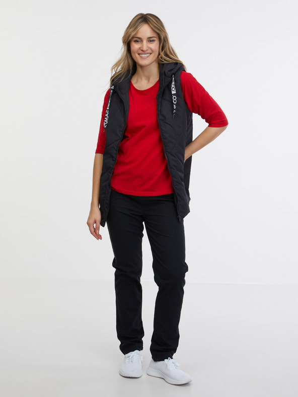 Sam 73 Schwarze Steppweste für Damen SAM 73 Aida