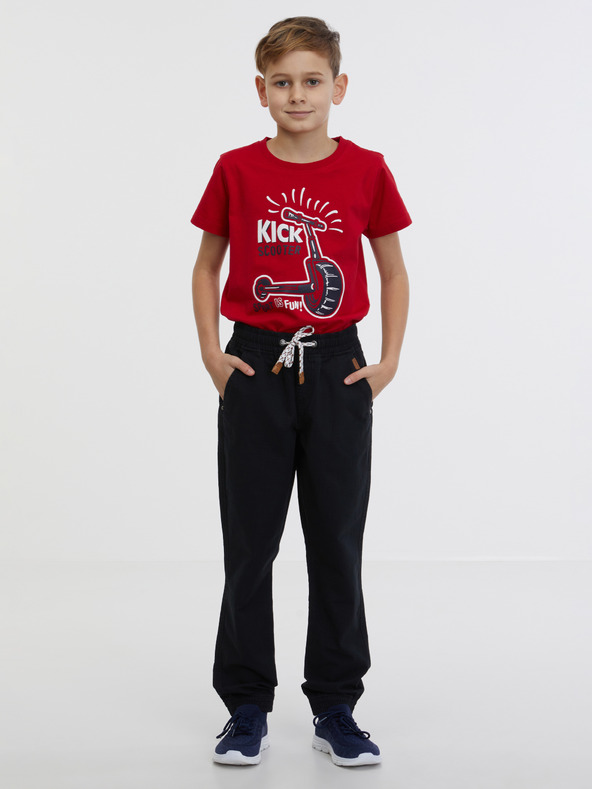 Sam 73 Schwarze Kinder-Sweatpants SAM 73 Milo