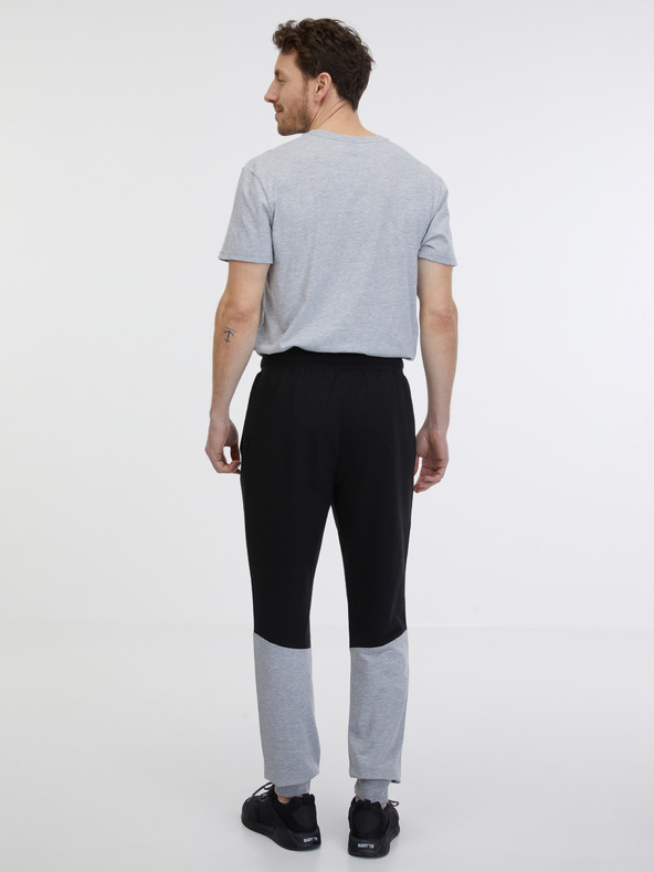 Sam 73 Graue und schwarze Herren-Sweatpants SAM 73 Jorge