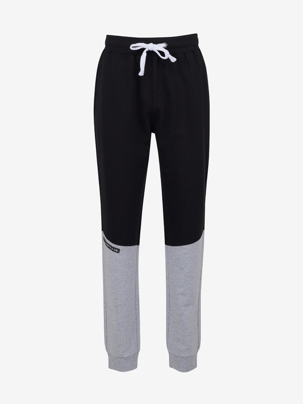 Sam 73 Graue und schwarze Herren-Sweatpants SAM 73 Jorge