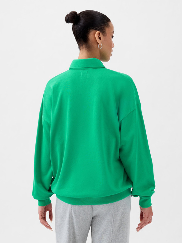 GAP Sweatshirt mit Kragen Oversize GAP