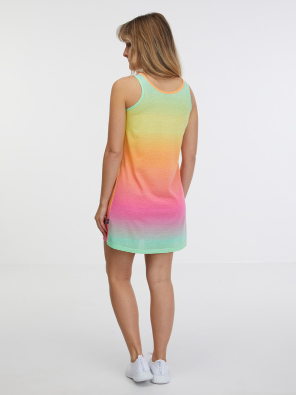 Sam 73 Gelb- und rosafarbenes Damenkleid SAM 73 Renee