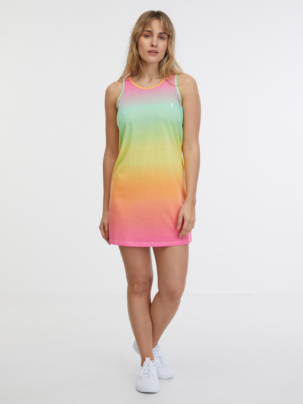 Sam 73 Gelb- und rosafarbenes Damenkleid SAM 73 Renee