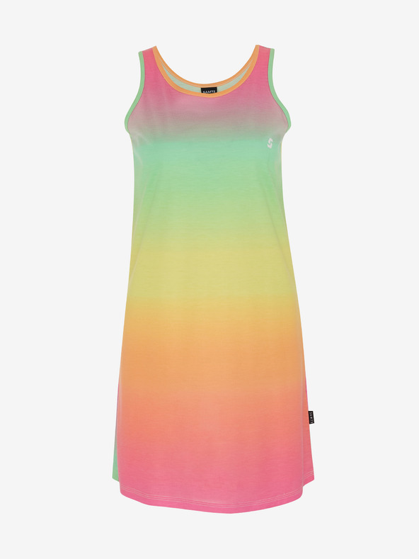 Sam 73 Gelb- und rosafarbenes Damenkleid SAM 73 Renee