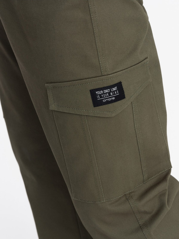 Ombre Clothing Dunkelgrün Herren Cargohosen Ombre Clothing