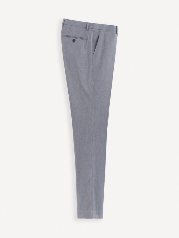Celio Graue formelle Herrenhose Celio Foaalto