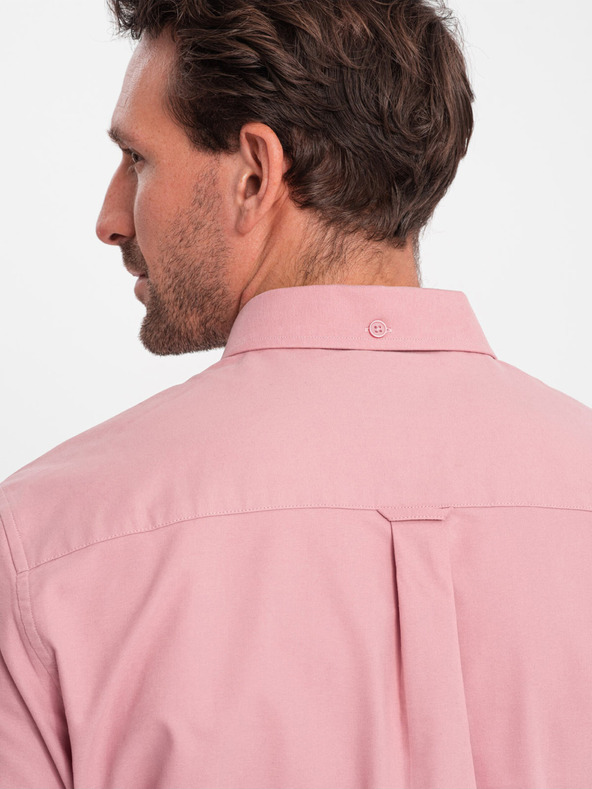 Ombre Clothing Rosa Herrenhemd Ombre Clothing