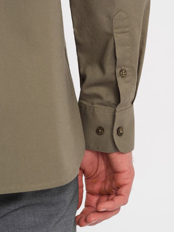 Ombre Clothing Grünes Herren Ombre Clothing Oberhemd