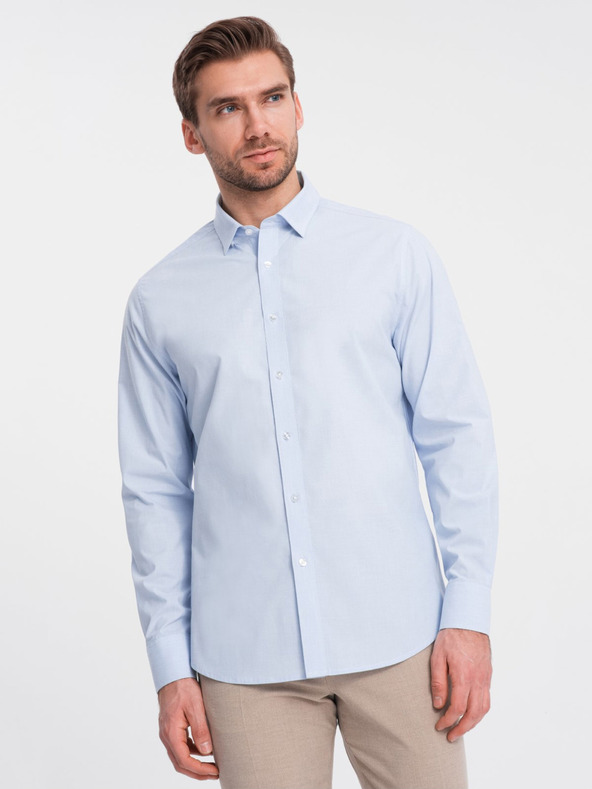 Ombre Clothing Hellblaues Herrenhemd Ombre Kleidung