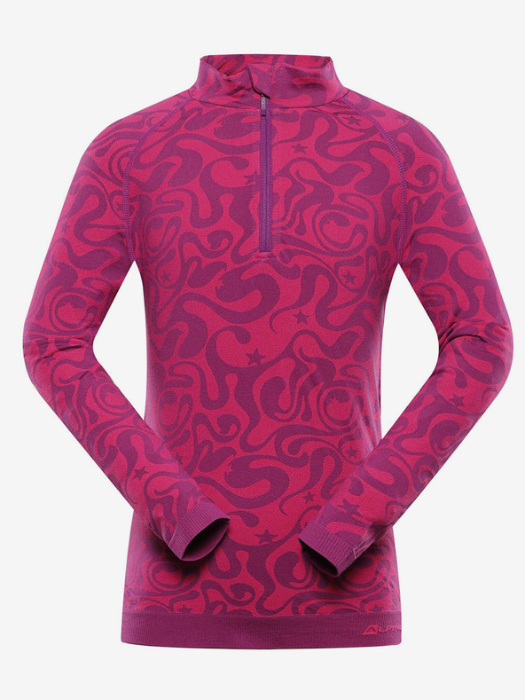 ALPINE PRO Dunkelrosa Mädchen-Funktions-T-Shirt ALPINE PRO Seamo