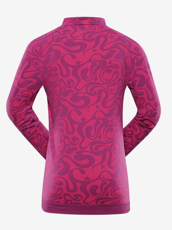 ALPINE PRO Dunkelrosa Mädchen-Funktions-T-Shirt ALPINE PRO Seamo