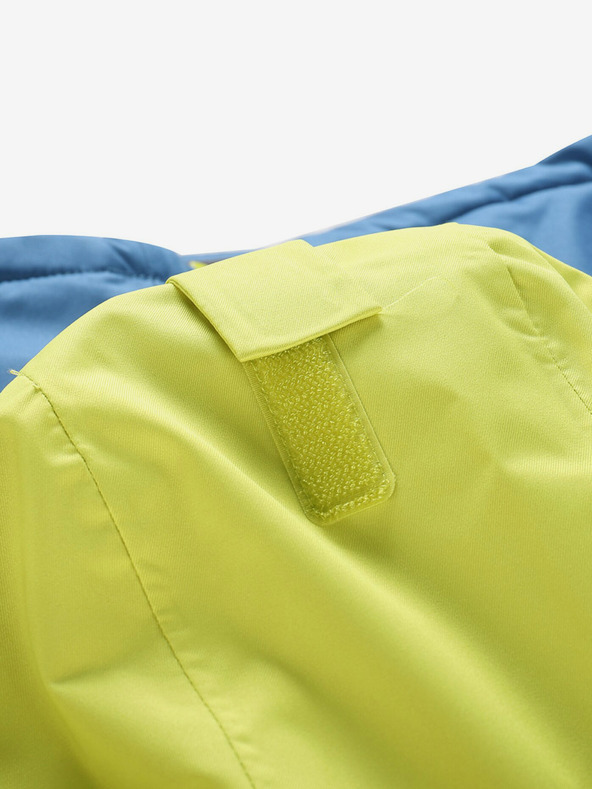 ALPINE PRO Blaugrüne Kinder-Skijacke mit PTX-Membran ALPINE PRO Reamo