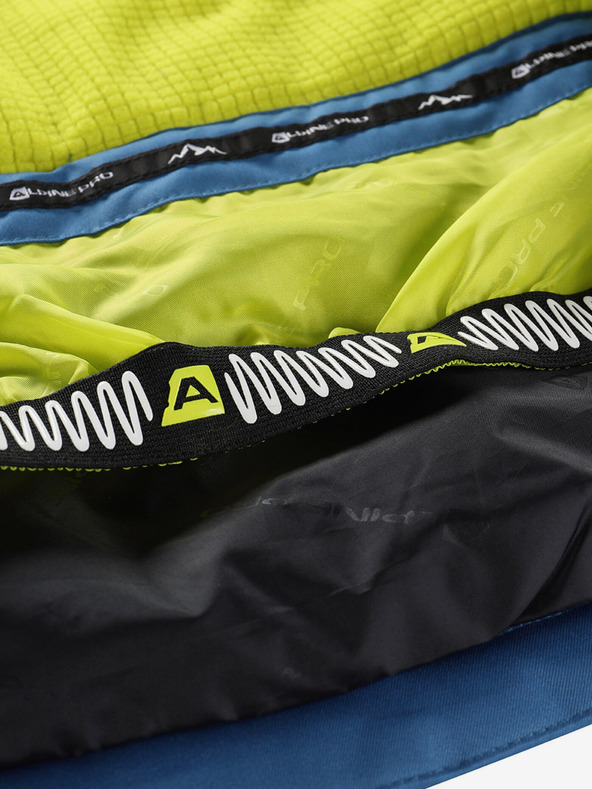 ALPINE PRO Blaugrüne Kinder-Skijacke mit PTX-Membran ALPINE PRO Reamo
