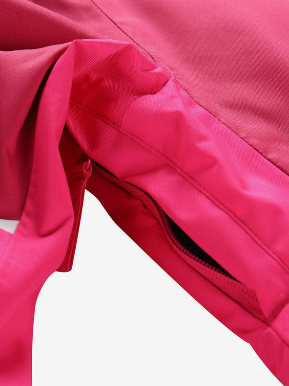 ALPINE PRO Dunkelrosa Mädchen-Skijacke mit Membrane PTX ALPINE PRO Zaribo