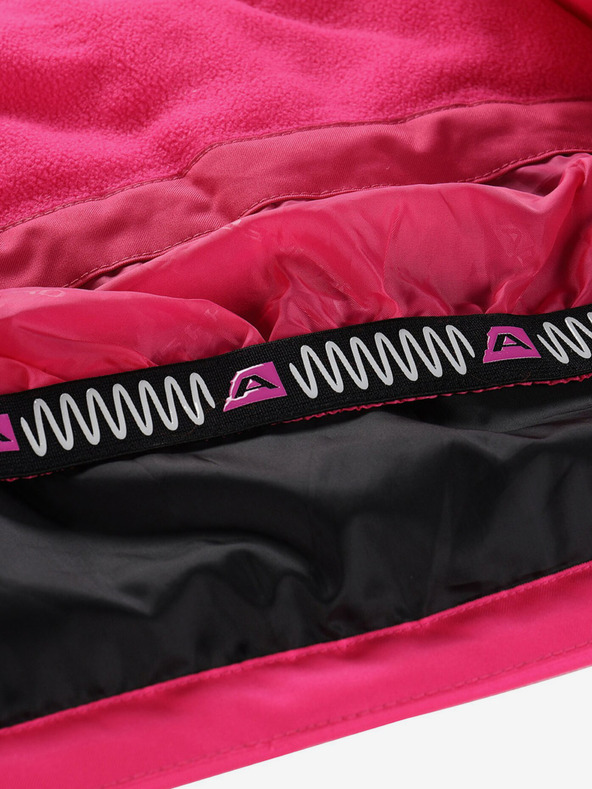 ALPINE PRO Dunkelrosa Mädchen-Skijacke mit Membrane PTX ALPINE PRO Zaribo
