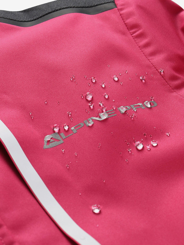 ALPINE PRO Dunkelrosa Mädchen-Skijacke mit Membrane PTX ALPINE PRO Zaribo