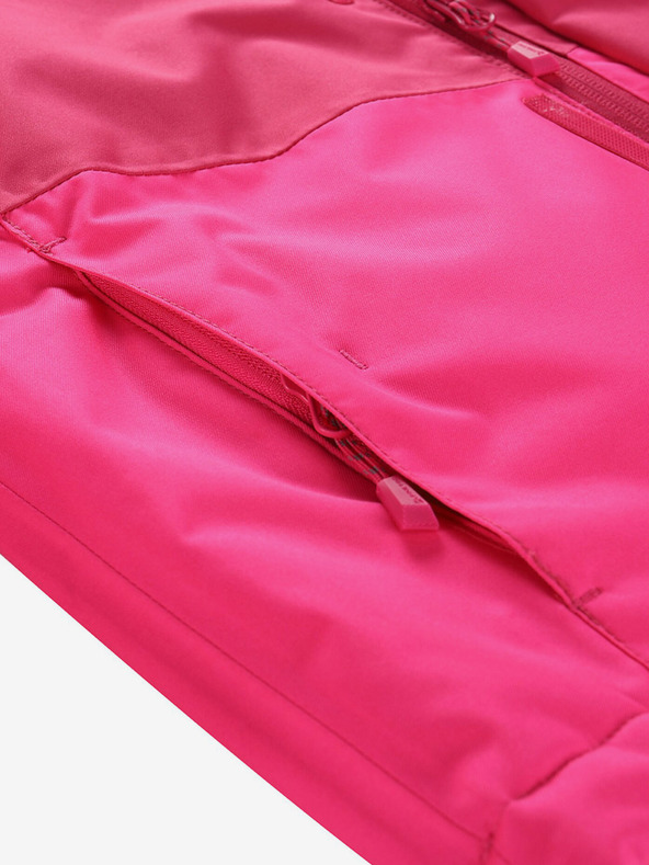 ALPINE PRO Dunkelrosa Mädchen-Skijacke mit Membrane PTX ALPINE PRO Zaribo