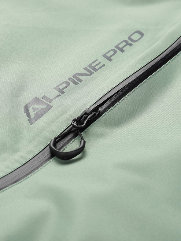ALPINE PRO Grüne Herren-Skijacke ALPINE PRO Omeq