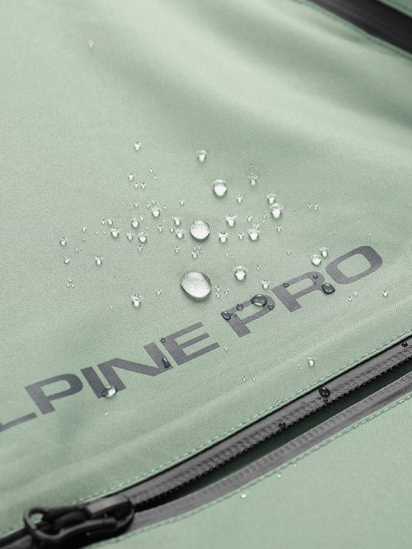 ALPINE PRO Grüne Herren-Skijacke ALPINE PRO Omeq