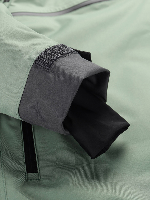 ALPINE PRO Grüne Herren-Skijacke ALPINE PRO Omeq