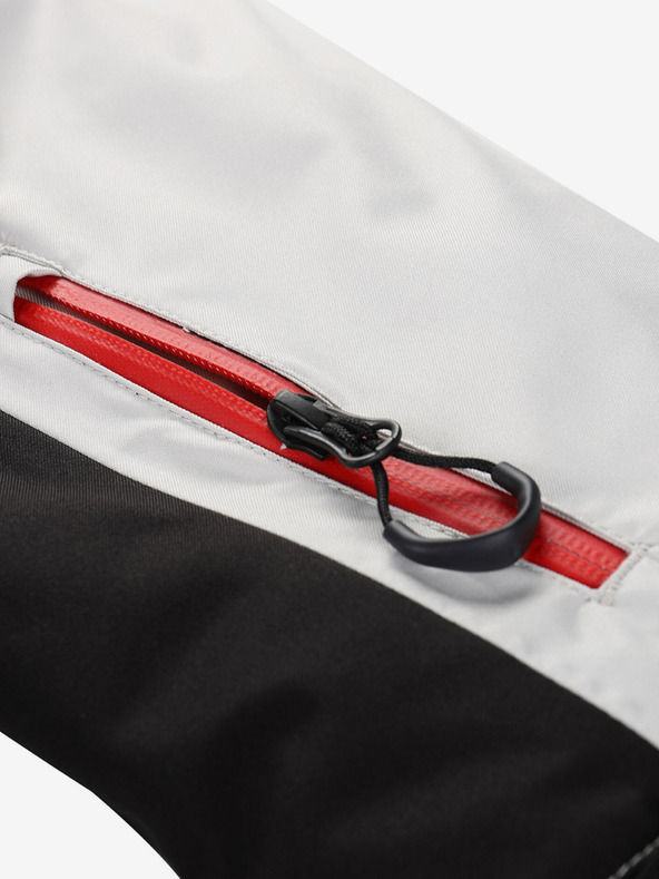 ALPINE PRO Graue Herren-Skijacke ALPINE PRO Omeq