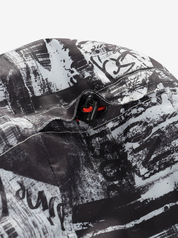 ALPINE PRO Graue Herren-Skijacke ALPINE PRO Omeq