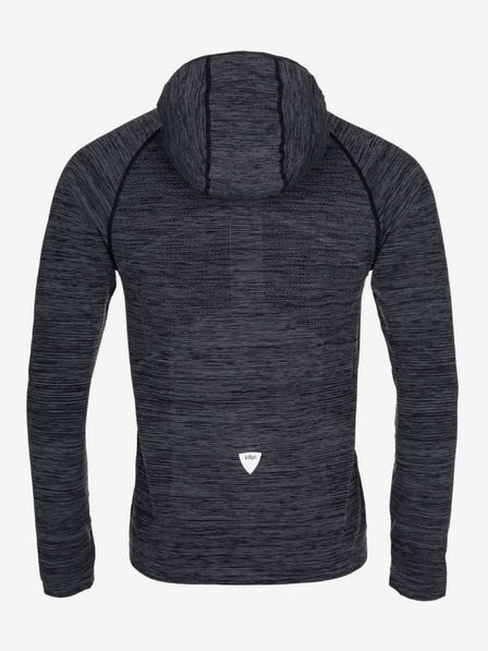 Kilpi Dunkelgraues geripptes Herren-Sweatshirt Kilpi HADSON-U