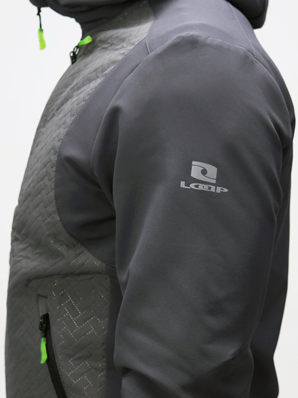 Loap Dunkelgraue Herren-Sportjacke LOAP Urelon