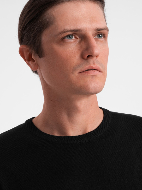 Ombre Clothing Schwarzer Herren Pullover Ombre Clothing