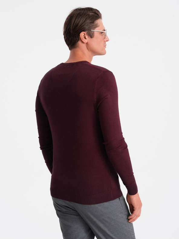 Ombre Clothing Herren Pullover Ombre Clothing Burgunderrot