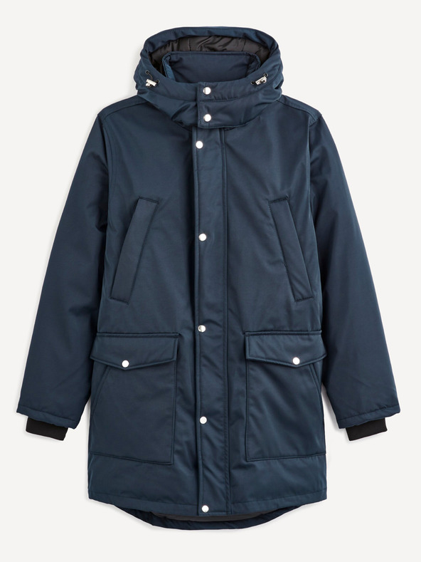 Celio Dunkelblauer Herren-Winterparka Celio Cuturino