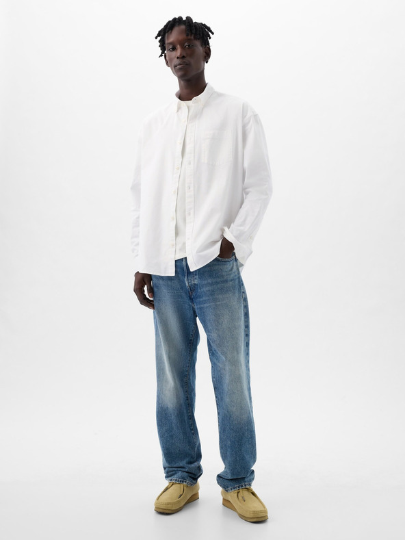 GAP Oxford-Hemd mit Logo Oversize GAP