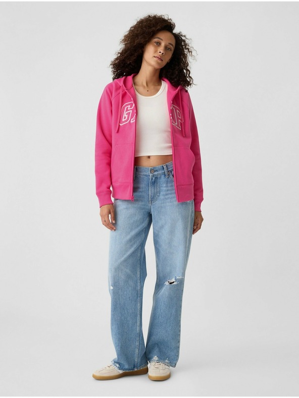 GAP Sweatshirt mit Logo und Fleece GAP