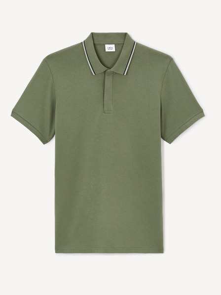 Celio Grünes Herren-Poloshirt Celio Jevrait