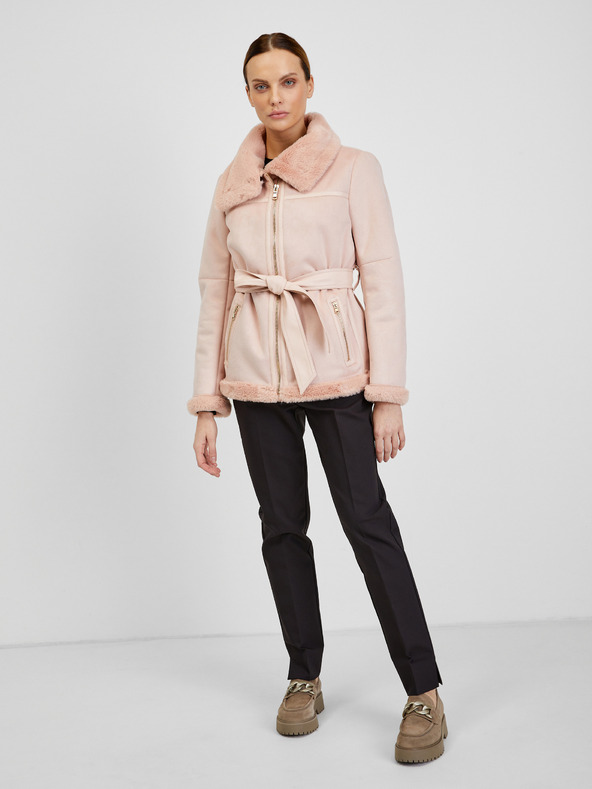 Orsay Rosa Damen-Wildlederjacke ORSAY
